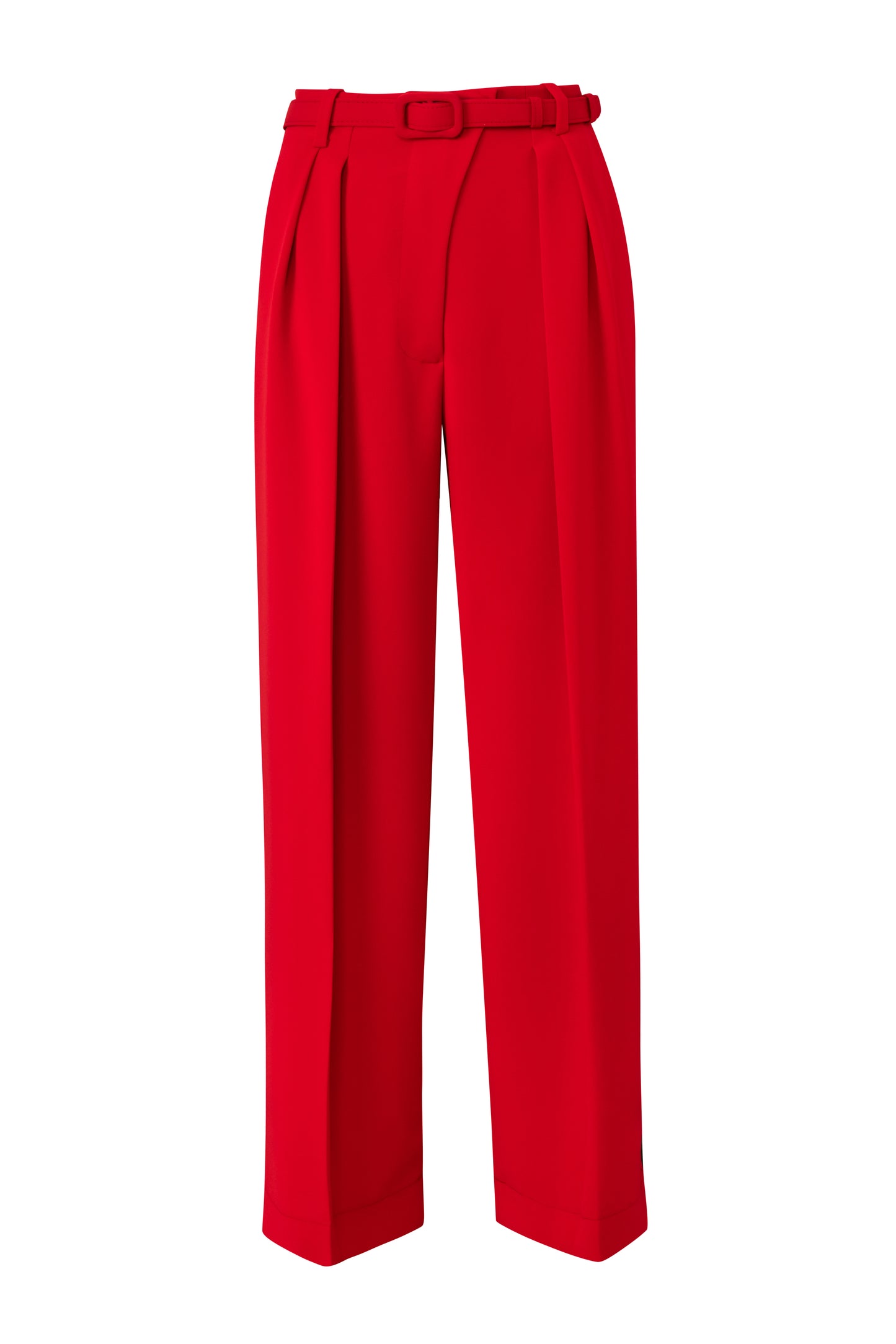 Loose Wide Pleated Cady Pant
