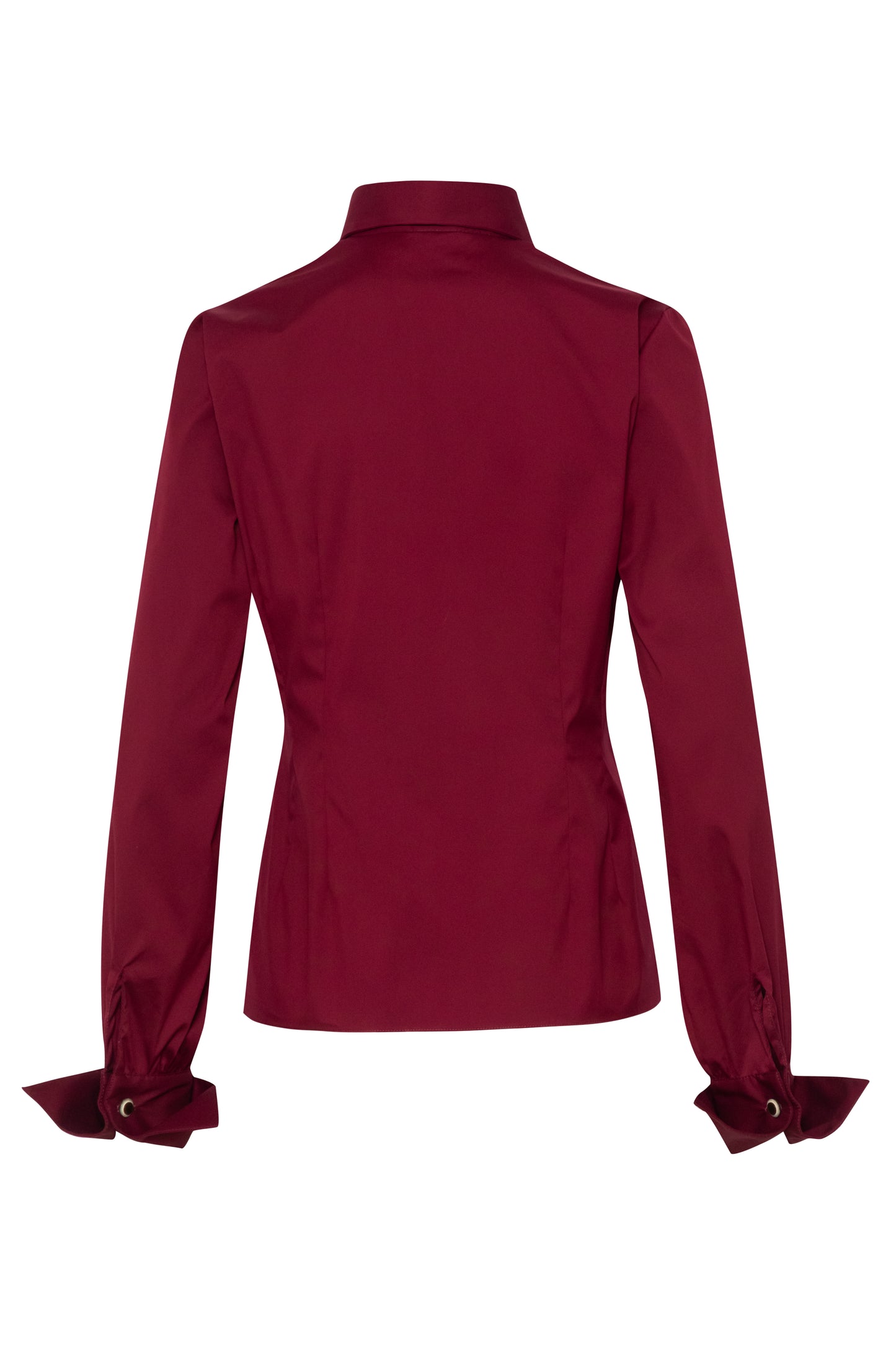 Cotton Twill Deep Wine Shirt