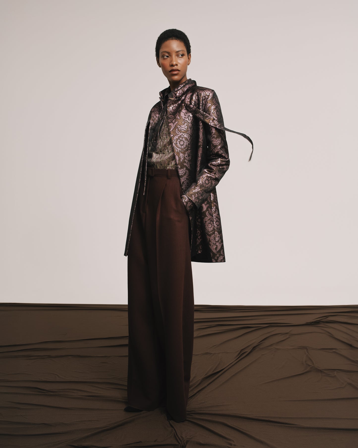 Pleated Wool Trousers