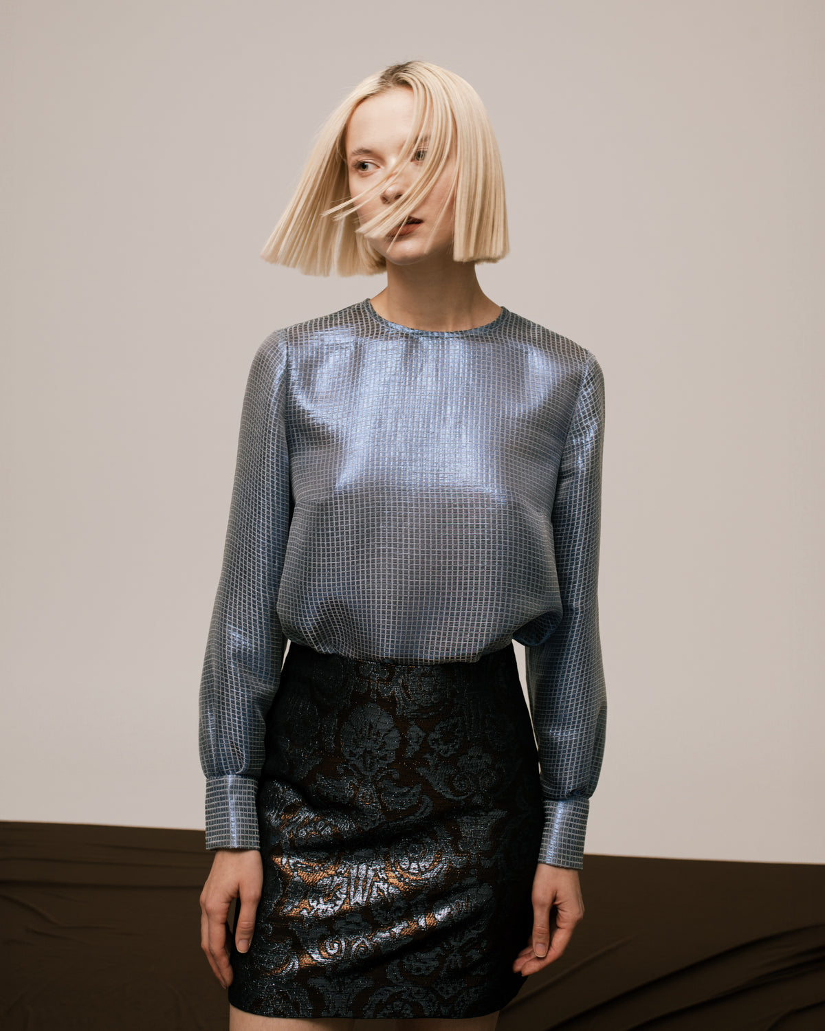 Brocade Mini Skirt