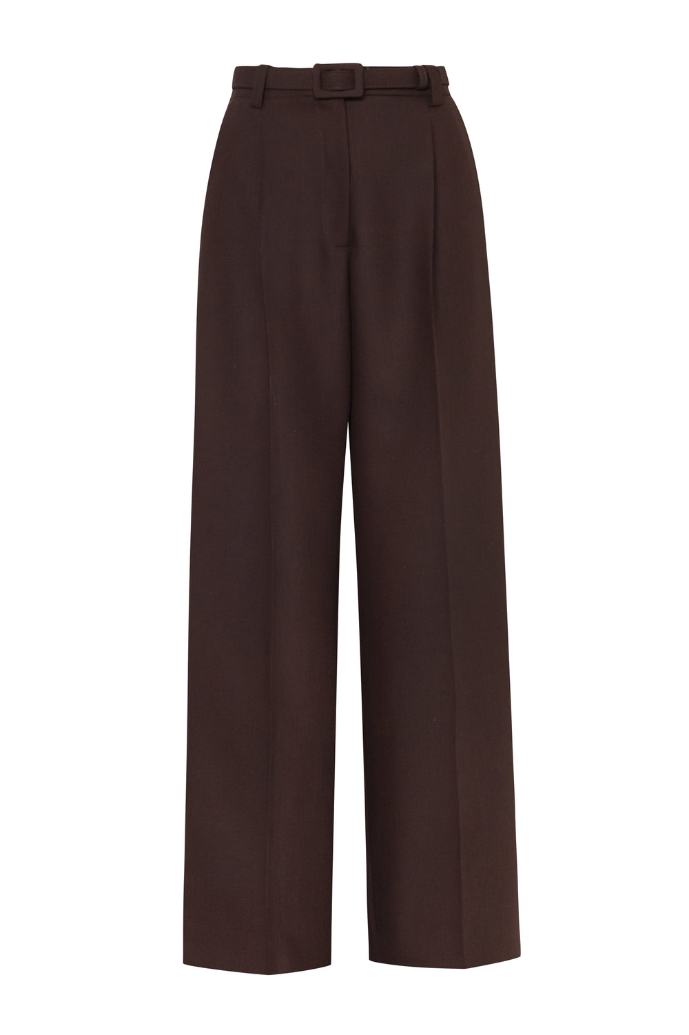 Pleated Wool Trouser