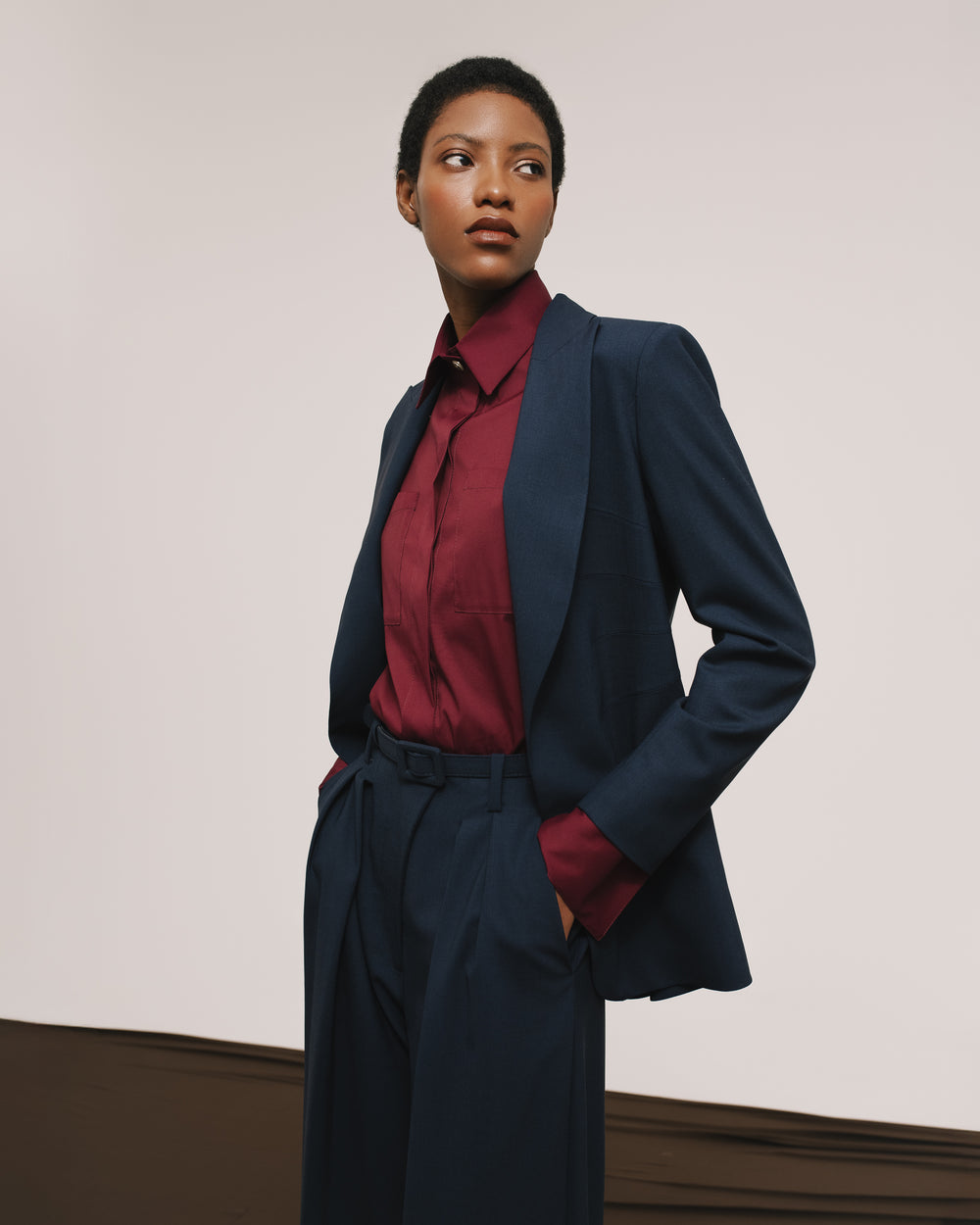 Blazer de lana ligero