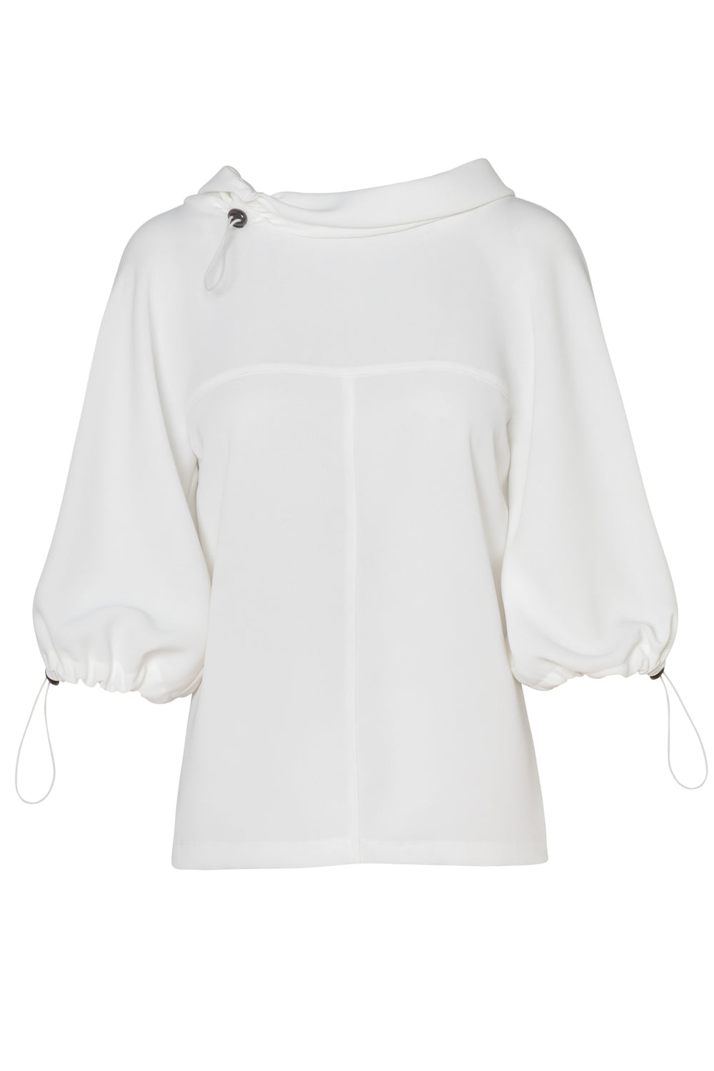 Kimono Collar Style Blouse White