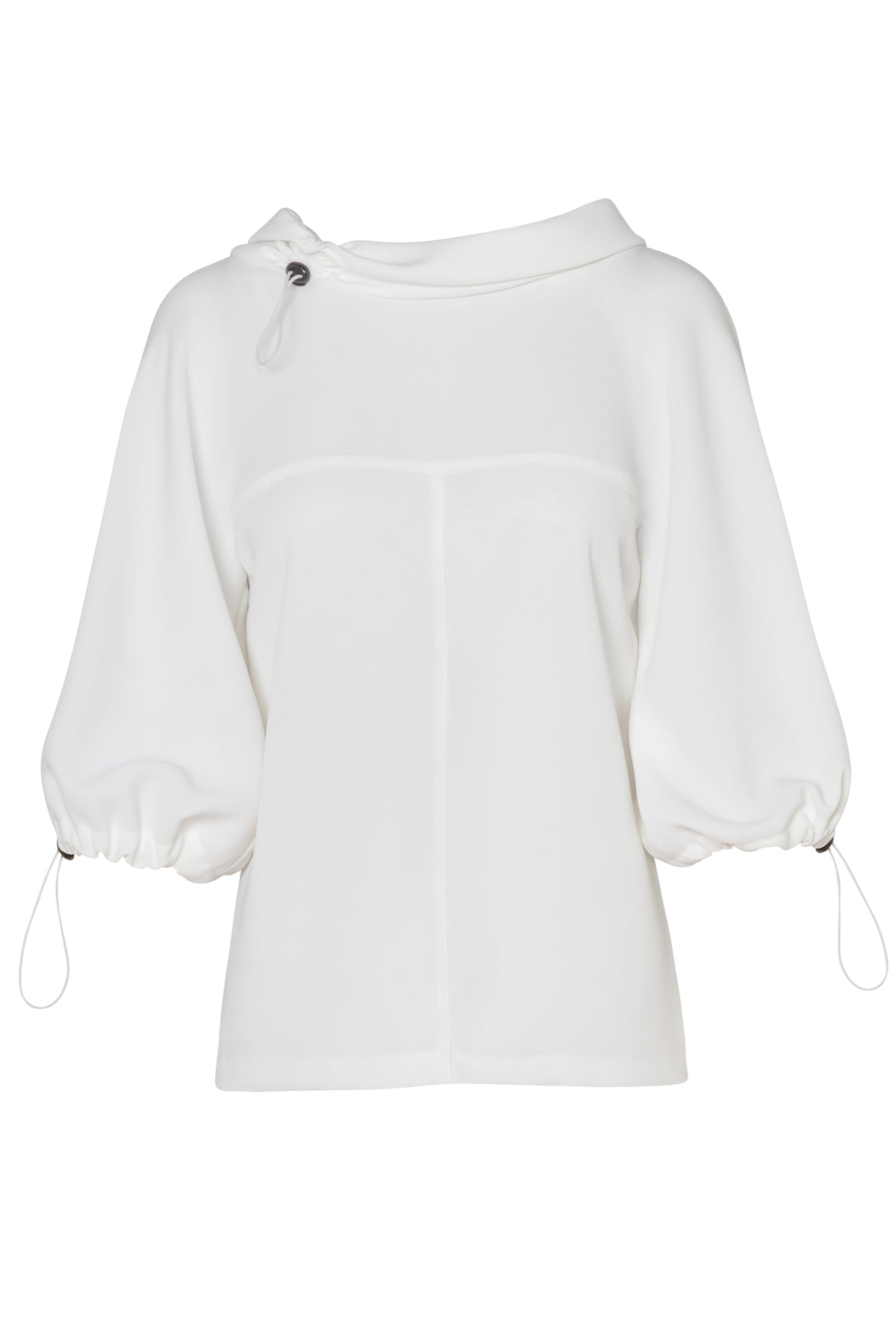 Kimono Collar Style Blouse White