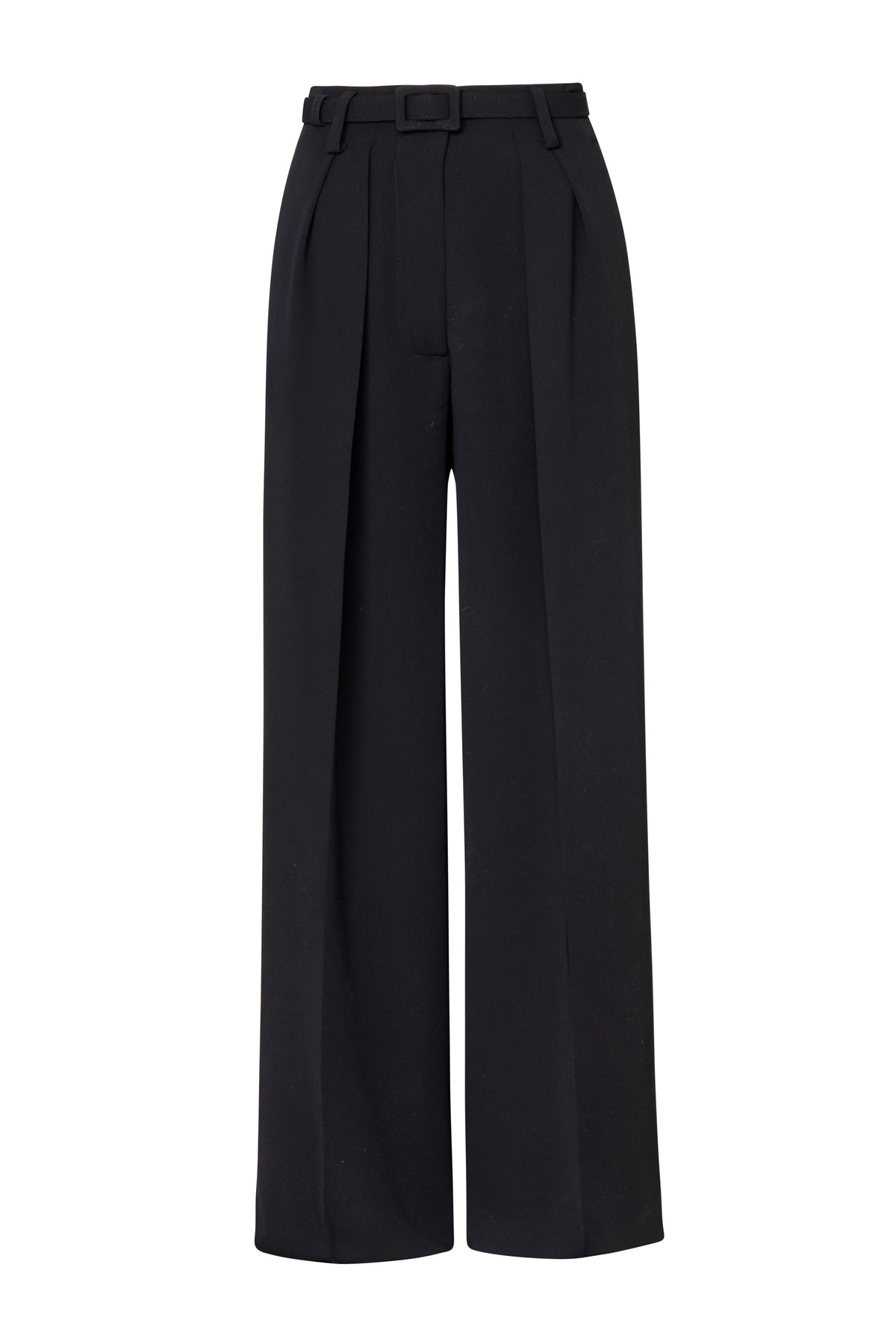 Loose Wide Pleated Cady Pant